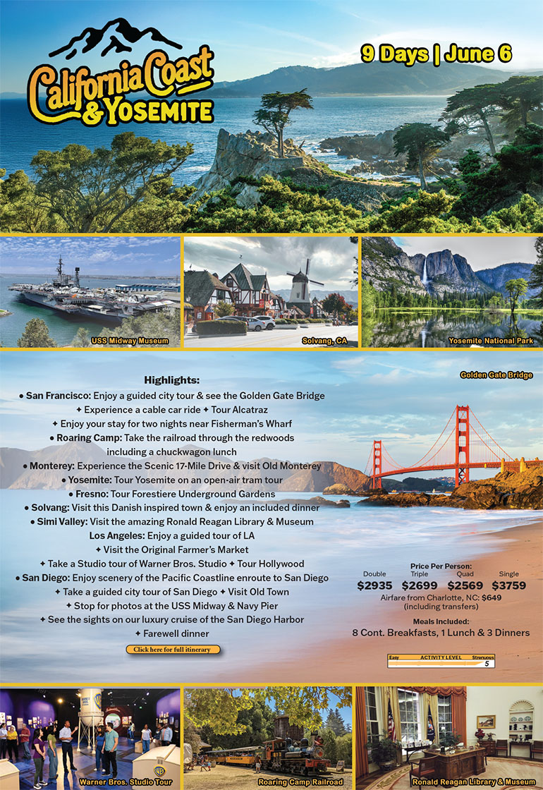 California Coast & Yosemite
