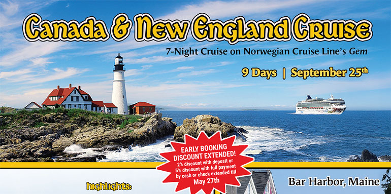 Canada & New England Cruise