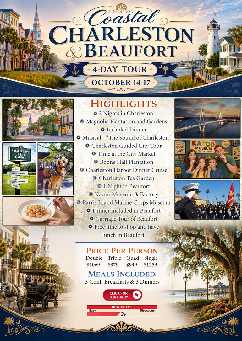 Coastal Charleston & Beaufort