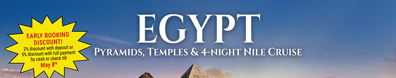 Egypt - Pyramids, Temples & 4-Night Nile Cruise