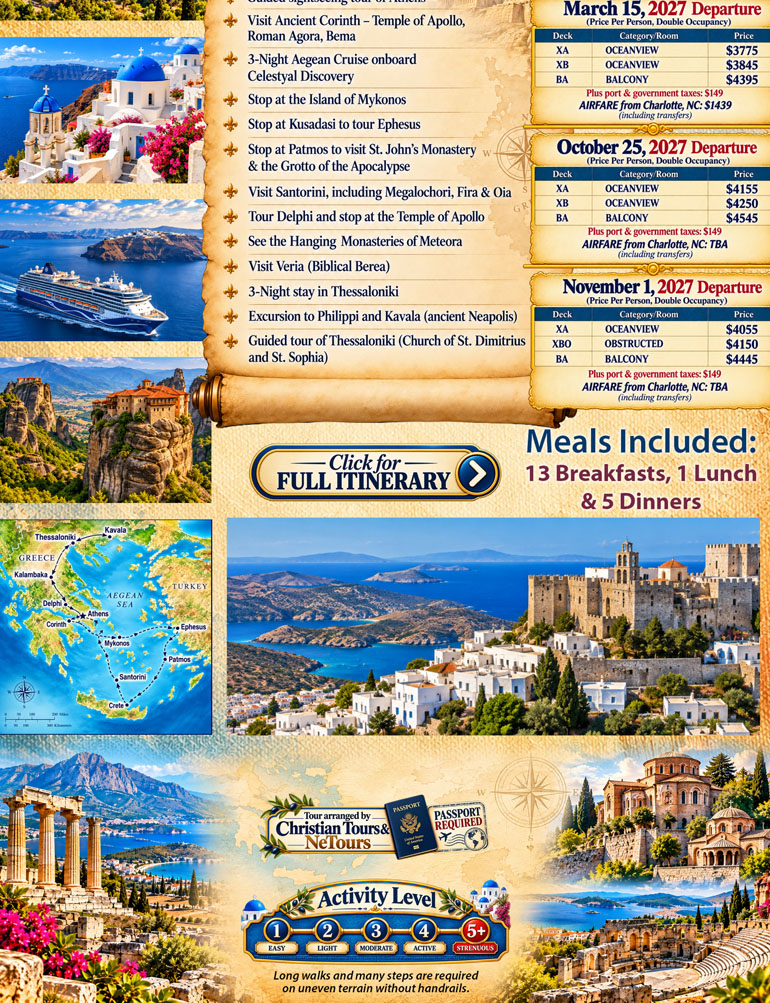 Greece in the Footsteps of Apostle Paul