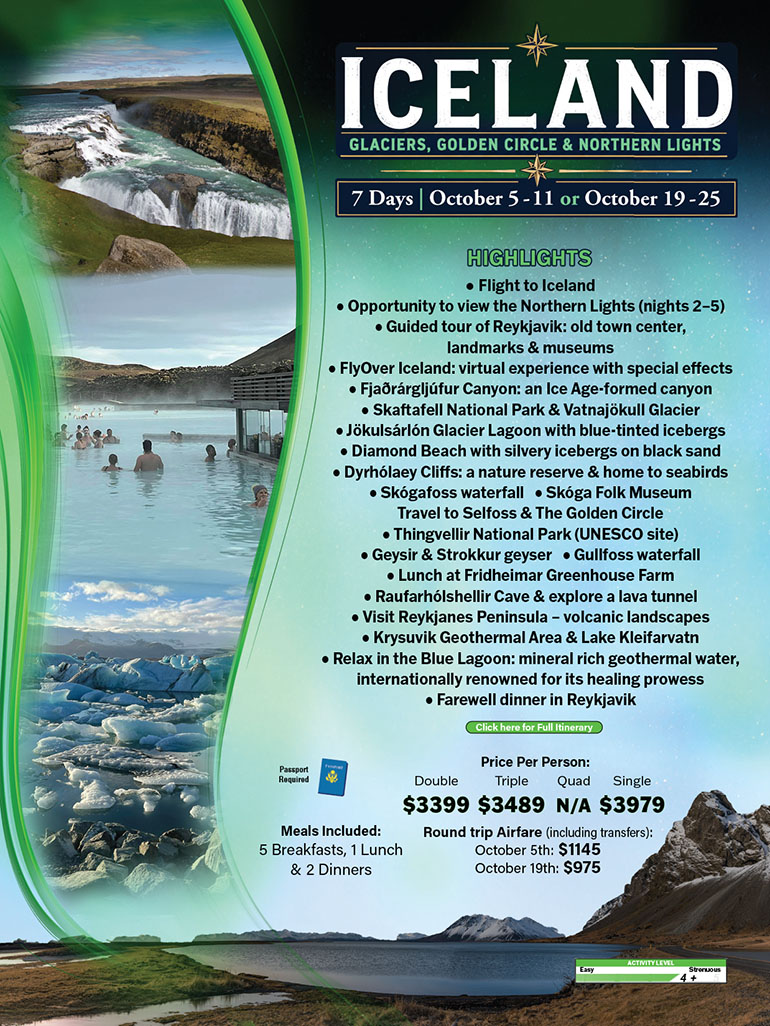 Iceland - Glaciers, Golden Circle & Northern Lights