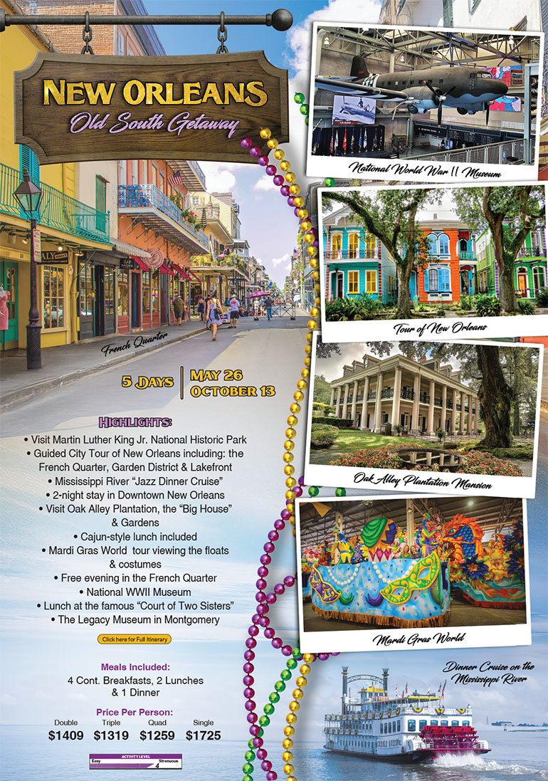 New Orleans Old South Getaway