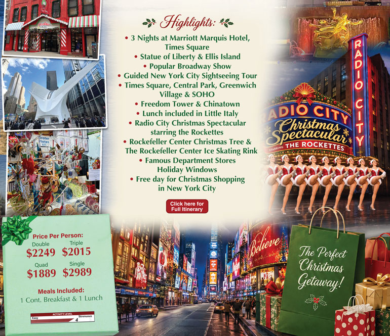 New York City Christmas Shopping Spree