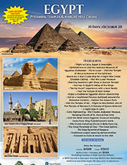 Egypt: Pyramids, Temples and 4-night Nile Cruise