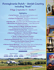 Pennsylvania - Amish Country, including “NOAH”