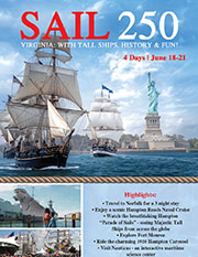 Sail 250 - Virginia: with tall ships, history and fun!