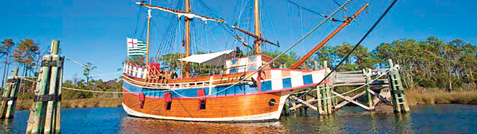 Replica of the Elizabeth II Ship