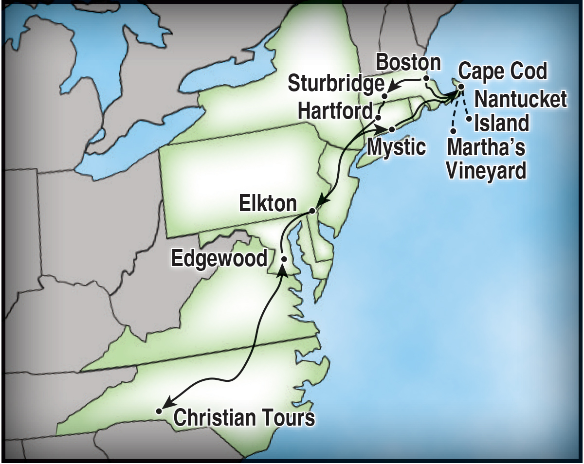 Our Destinations Map