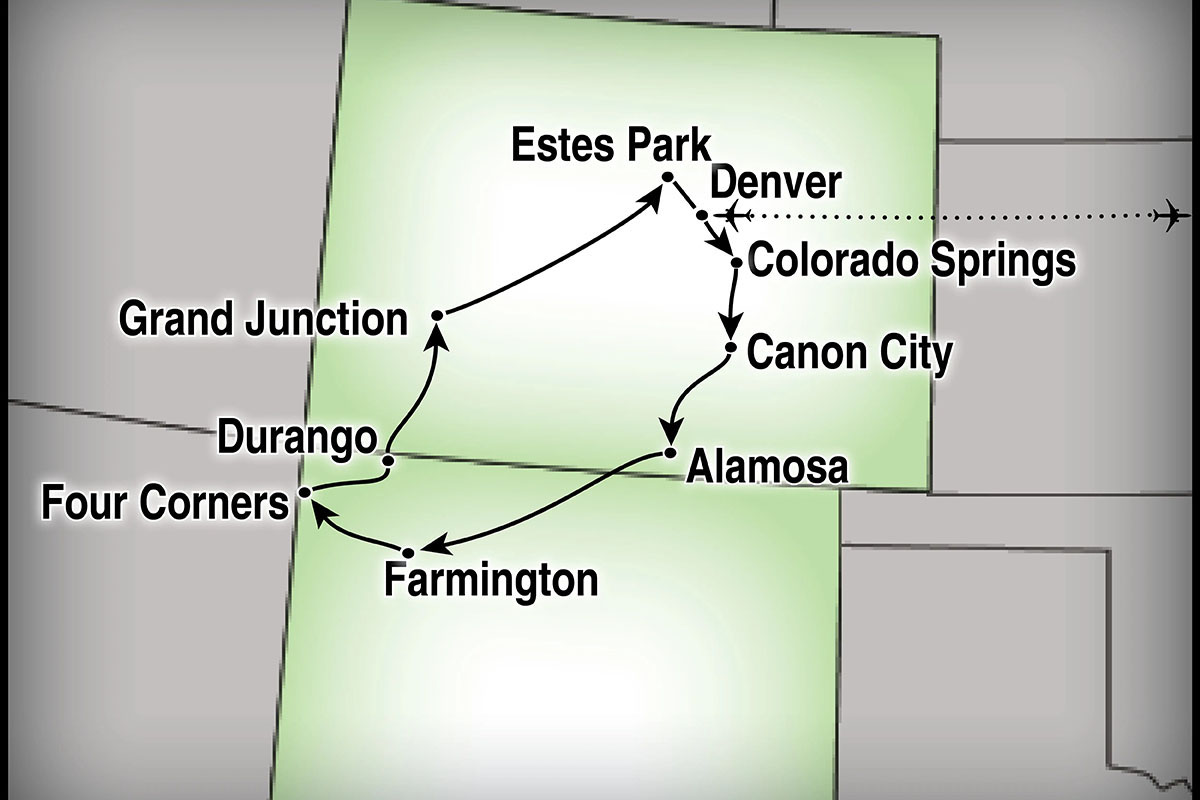 Our Destinations Map