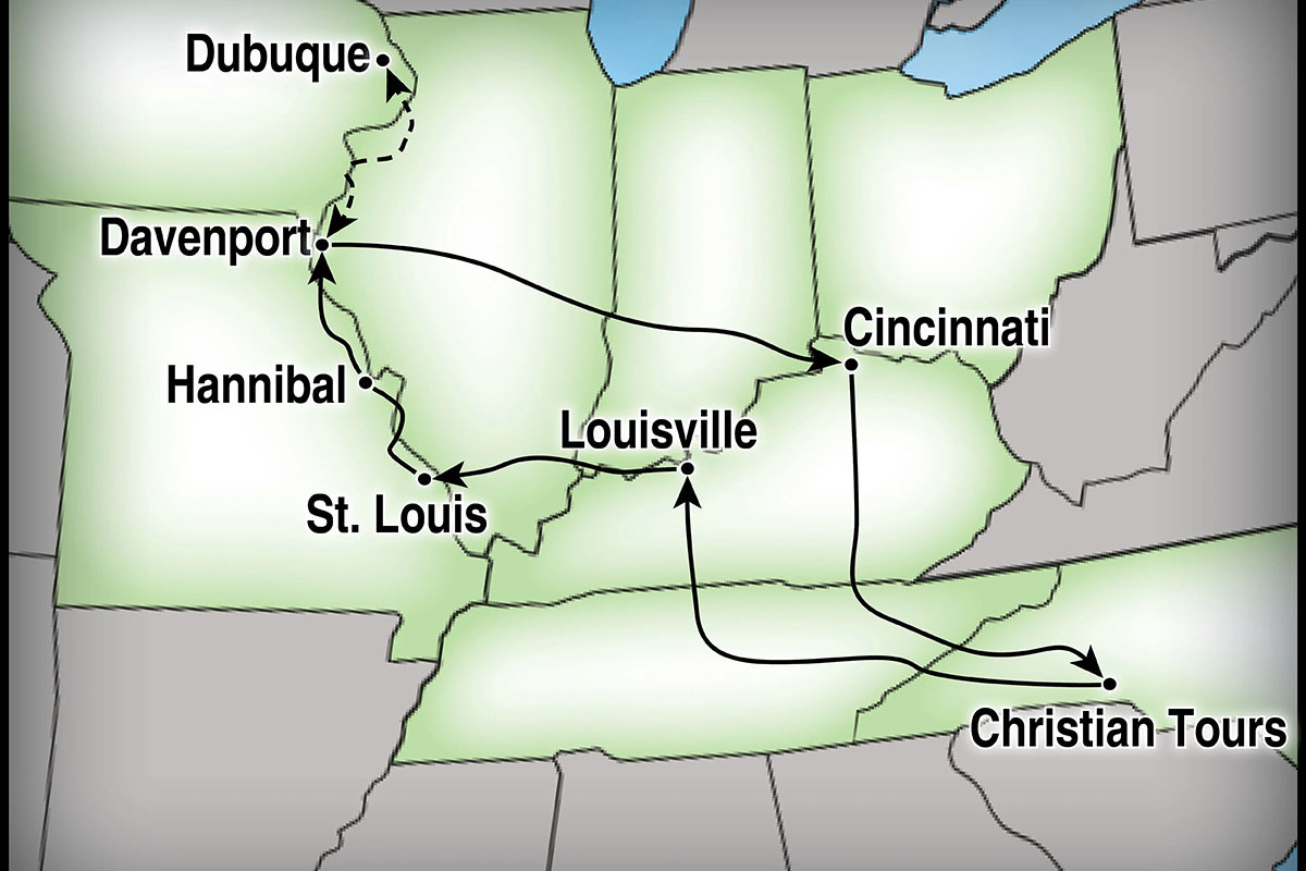 Our Destinations Map