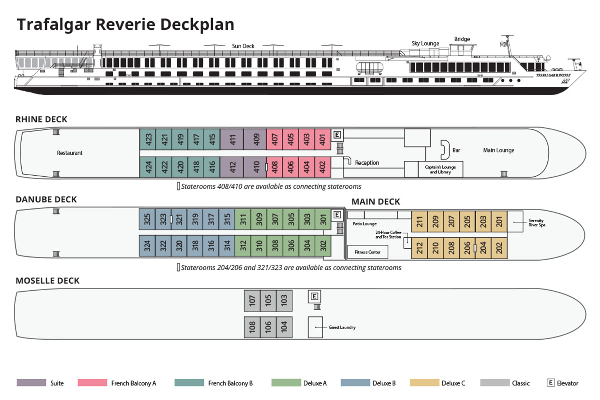 Trafalgar Reverie Deckplan