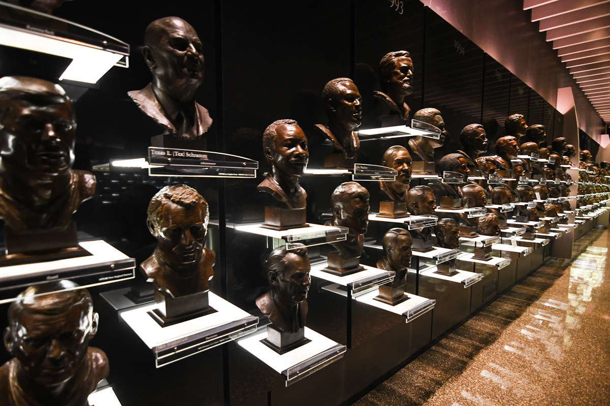Pro Football Hall of Fame Exhibit
